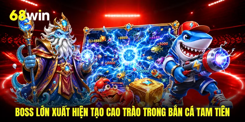 Boss lớn xuất hiện tạo cao trào trong bắn cá tam tiên
