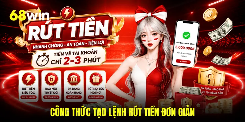 Công thức tạo lệnh rút tiền đơn giản