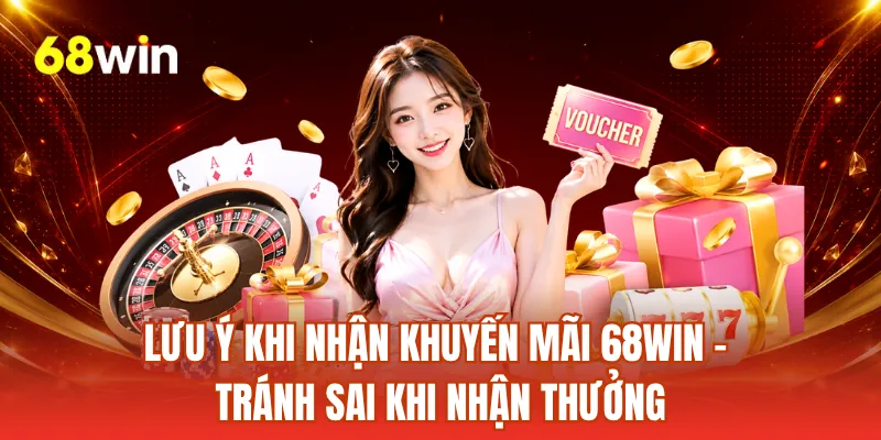 Lưu Ý Khi Nhận Khuyến Mãi 68WIN - Tránh Sai Khi Nhận Thưởng